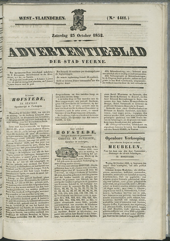Het Advertentieblad (1825-1914) 1852-10-23