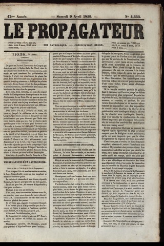 Le Propagateur (1818-1871) 1859-04-09