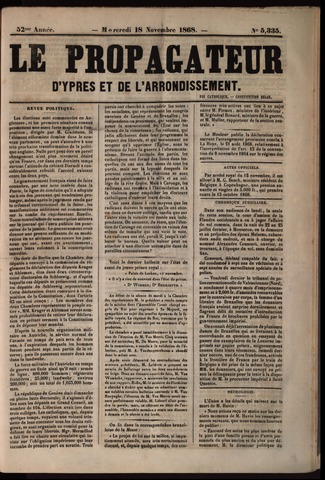Le Propagateur (1818-1871) 1868-11-18