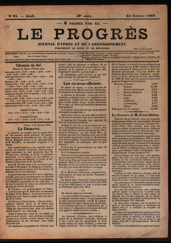 Le Progrès (1841-1914) 1889-10-24