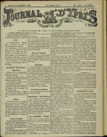 Journal d’Ypres (1874 - 1913) 1901-09-14
