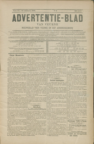 Het Advertentieblad (1825-1914) 1911-01-14