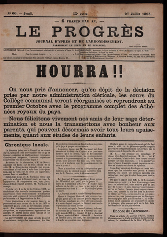 Le Progrès (1841-1914) 1893-07-27