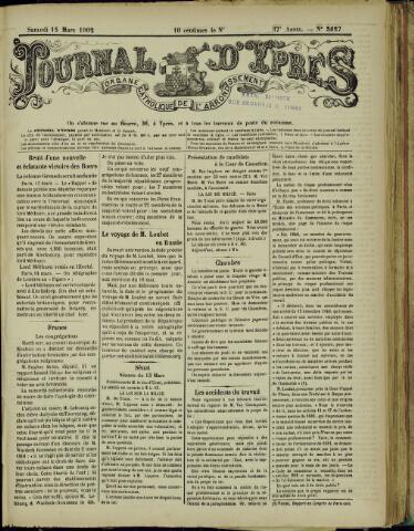 Journal d’Ypres (1874 - 1913) 1902-03-15