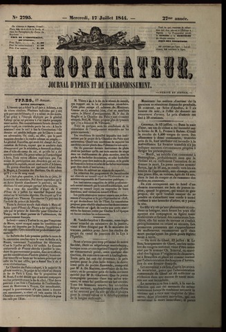 Le Propagateur (1818-1871) 1844-07-17
