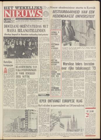 Het Wekelijks Nieuws (1946-1990) 1973-10-05