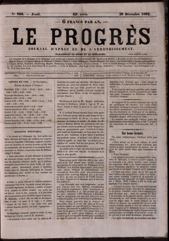 Le Progrès (1841-1914) 1882-12-28