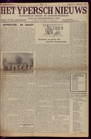 Het Ypersch nieuws (1929-1971) 1956-02-18