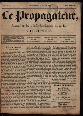 Le Propagateur (1818-1871) 1838-03-28