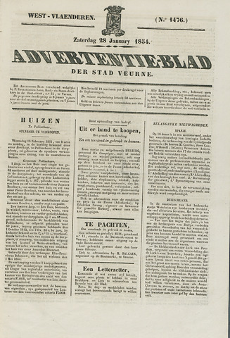 Het Advertentieblad (1825-1914) 1854-01-28