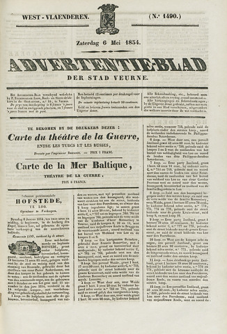 Het Advertentieblad (1825-1914) 1854-05-06