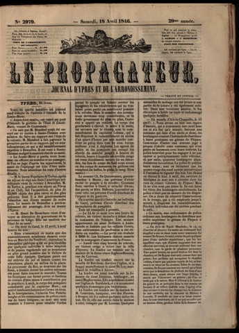 Le Propagateur (1818-1871) 1846-04-18