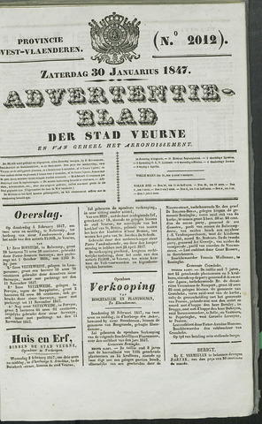 Het Advertentieblad (1825-1914) 1847-01-30
