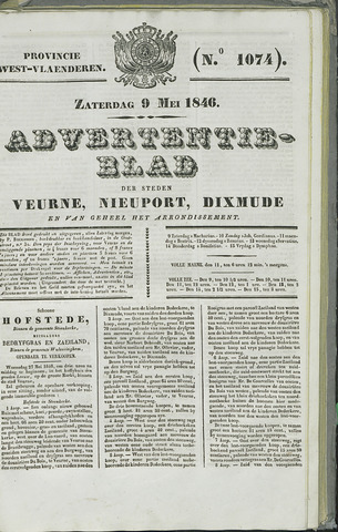 Het Advertentieblad (1825-1914) 1846-05-09