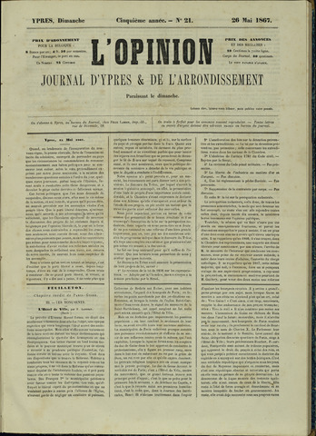 L’Opinion (1863-1873) 1867-05-26