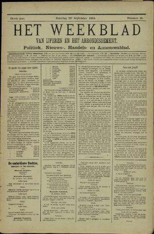 Het weekblad van Ijperen (1886-1906) 1888-09-22