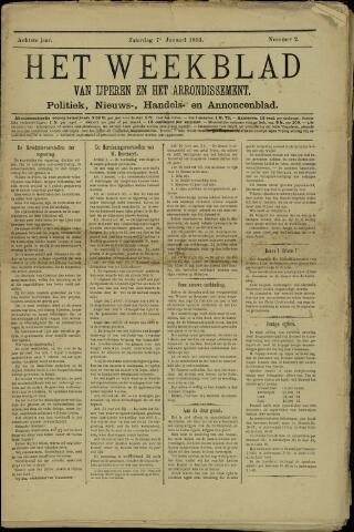 Het weekblad van Ijperen (1886 - 1906) 1893-01-07