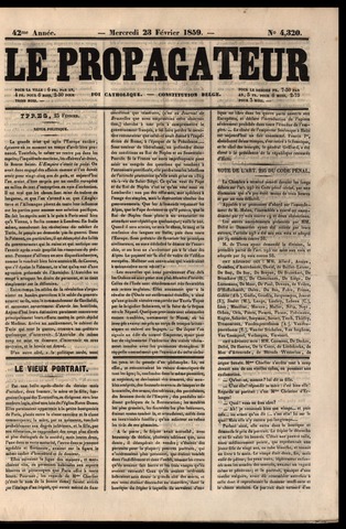 Le Propagateur (1818-1871) 1859-02-23