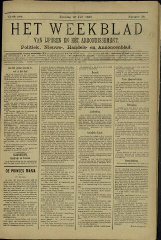 Het weekblad van Ijperen (1886 - 1906) 1889-07-13