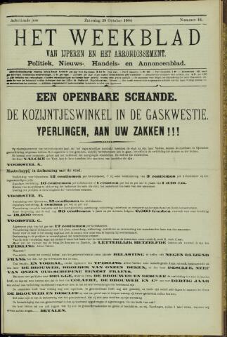Het weekblad van Ijperen (1886 - 1906) 1904-10-29