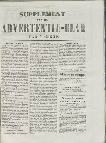 Het Advertentieblad (1825-1914) 1869-04-21