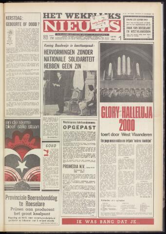 Het Wekelijks Nieuws (1946-1990) 1970-12-25