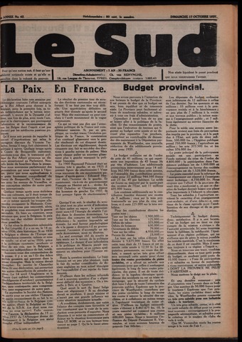 Le Sud (1934-1939) 1937-10-17