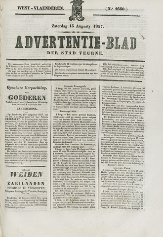 Het Advertentieblad (1825-1914) 1857-08-15