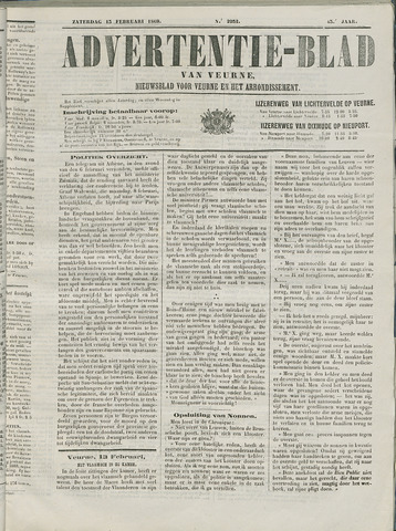Het Advertentieblad (1825-1914) 1869-02-13