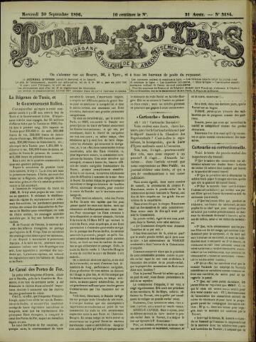 Journal d’Ypres (1874 - 1913) 1896-09-30