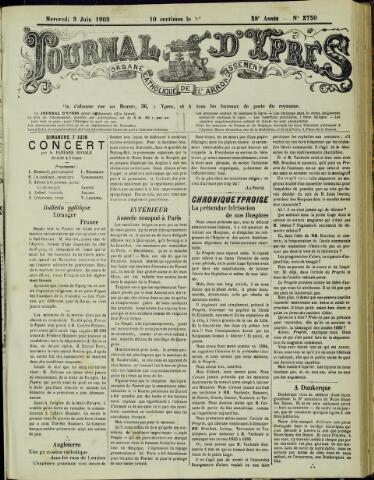 Journal d’Ypres (1874 - 1913) 1903-06-03