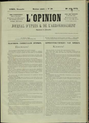 L’Opinion (1863 - 1873) 1872-06-30