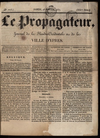 Le Propagateur (1818-1871) 1837-01-28