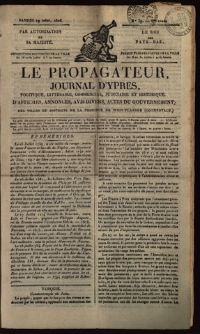Le Propagateur (1818-1871) 1826-07-29