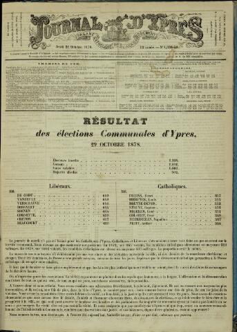 Journal d’Ypres (1874 - 1913) 1878-10-31