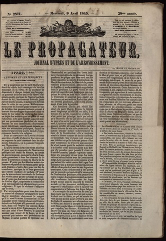 Le Propagateur (1818-1871) 1845-04-09