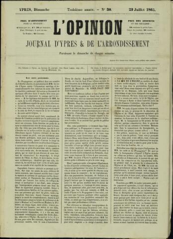 L’Opinion (1863-1873) 1865-07-23