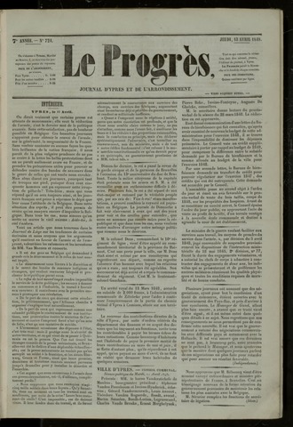 Le Progrès (1841-1914) 1848-04-13