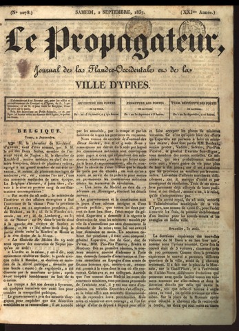 Le Propagateur (1818-1871) 1837-09-02