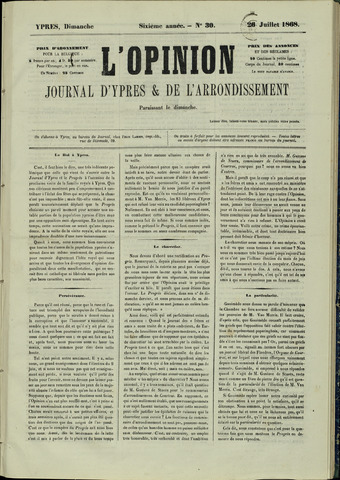 L’Opinion (1863-1873) 1868-07-26