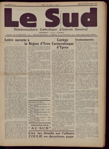 Le Sud (1934-1939) 1934-02-18
