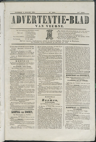 Het Advertentieblad (1825-1914) 1861-01-05