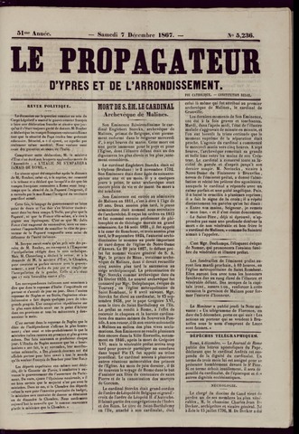 Le Propagateur (1818-1871) 1867-12-07