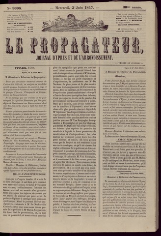 Le Propagateur (1818-1871) 1847-06-02