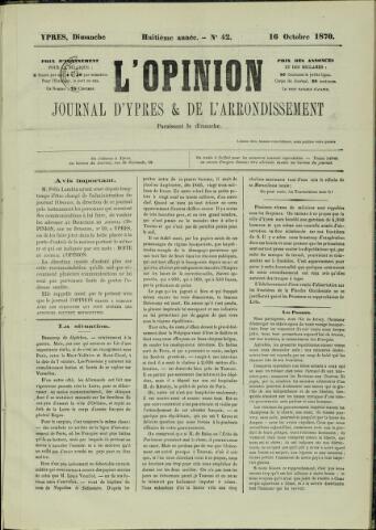 L’Opinion (1863-1873) 1870-10-16