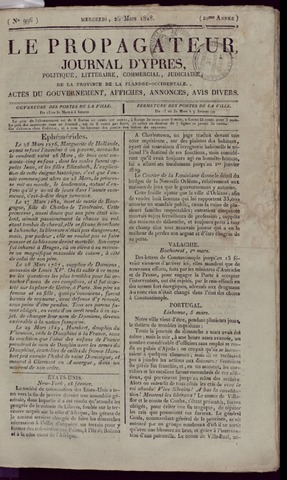Le Propagateur (1818-1871) 1828-03-26