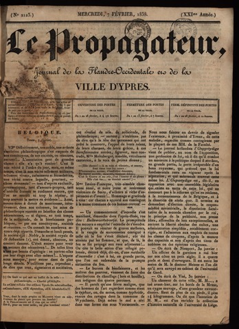 Le Propagateur (1818-1871) 1838-02-07