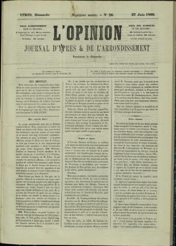 L’Opinion (1863-1873) 1869-06-27