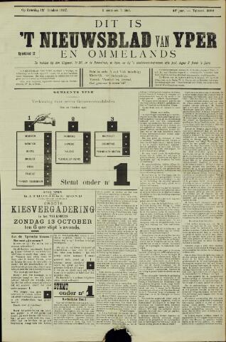 Nieuwsblad van Yperen en van het Arrondissement (1872-1912) 1907-10-12