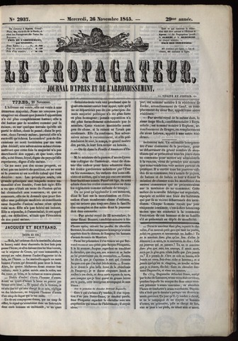 Le Propagateur (1818-1871) 1845-11-26